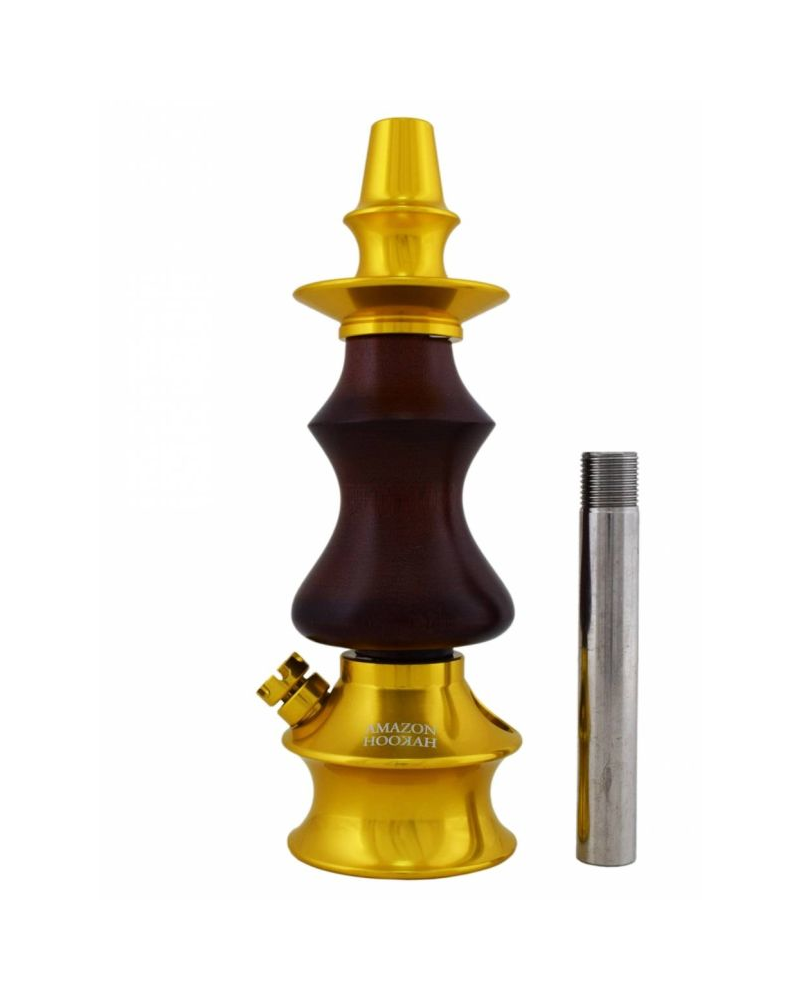 Amazon Hookah Wood Gold mini